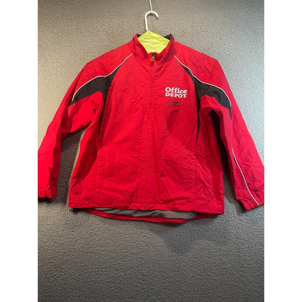 TC Tony Stewart #14 NASCAR Racing Jacket Red Office Depot XL